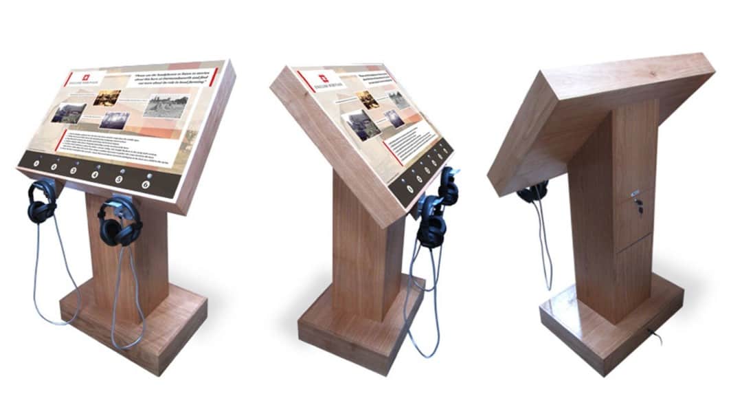 6 Button Audio Kiosk – Harmondsworth Barn