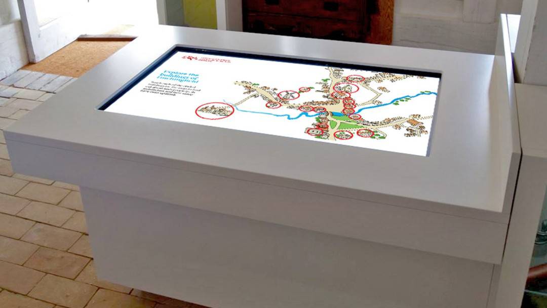 Touch-Table Timeline Software – Finchingfield Guildhall