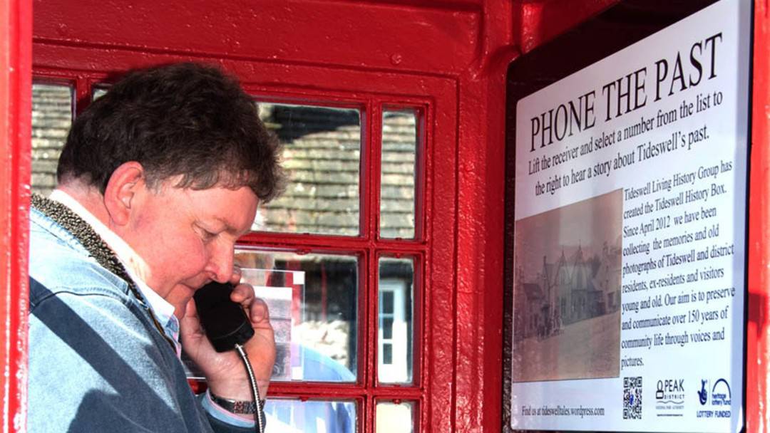 Oral History Phone Box – Tideswell Living History