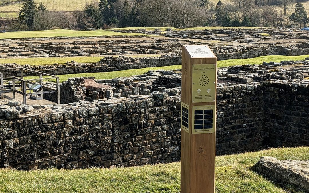 Solar Audio Posts – Roman Vindolanda Site