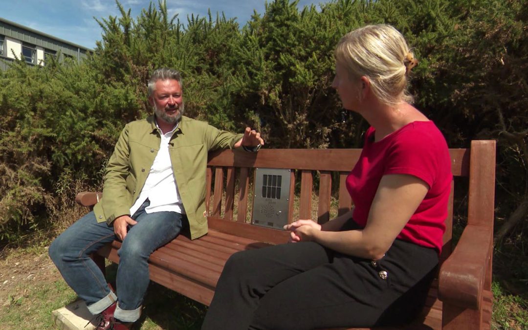 Solar Audio Bench – Tolvaddon Fire Station