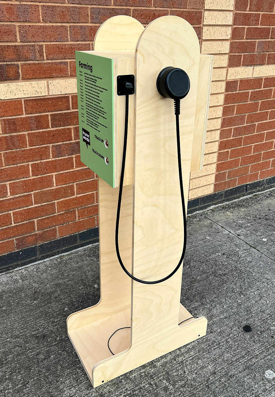 Bespoke Audio Point with Heavy Duty Handset at Yorkshire Dales Countryside Museum