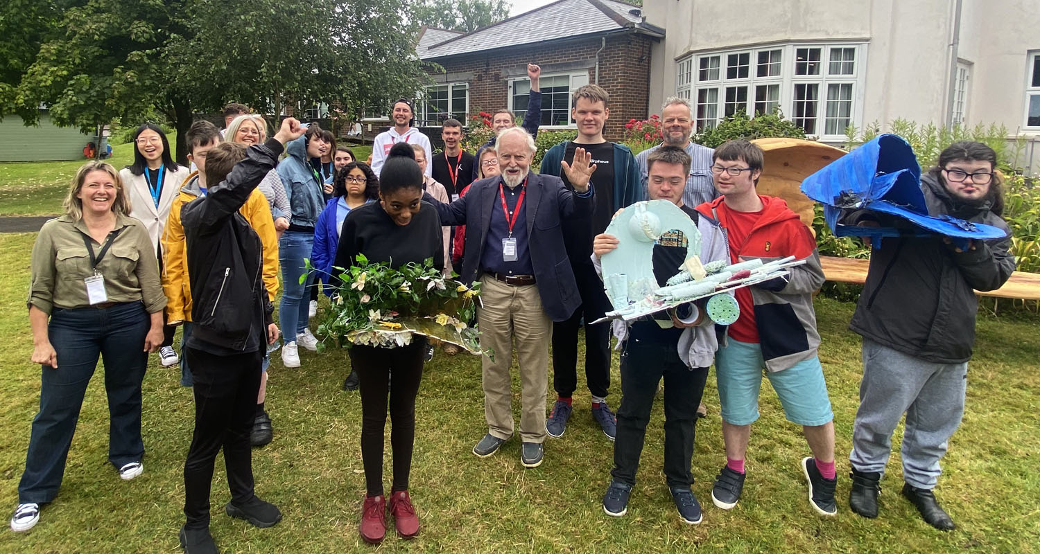 Group photo at the Orpheus Centre