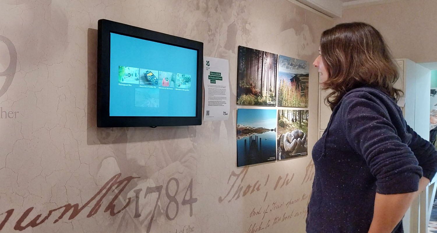 32 Inch All-In-One Touchscreen with Lightbox 3 Collections at Wordsworth House