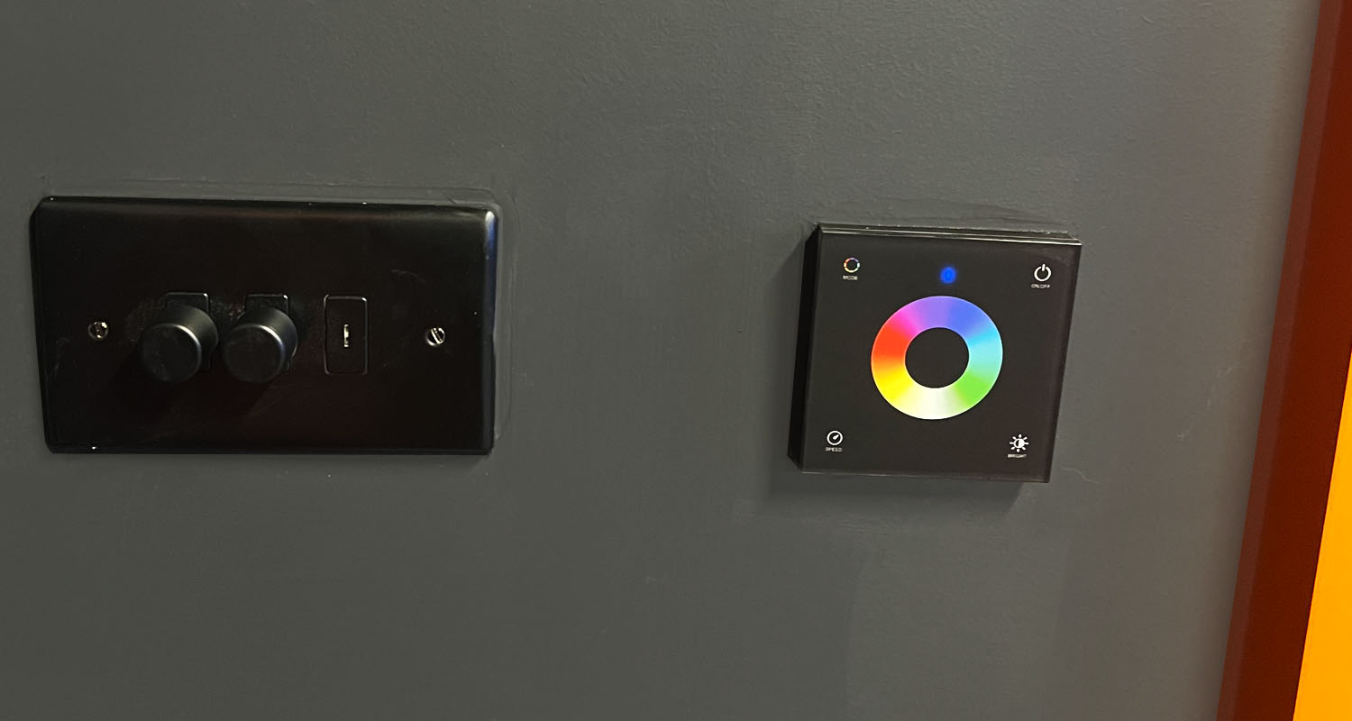 RGB lighting control for a Public Conference Room