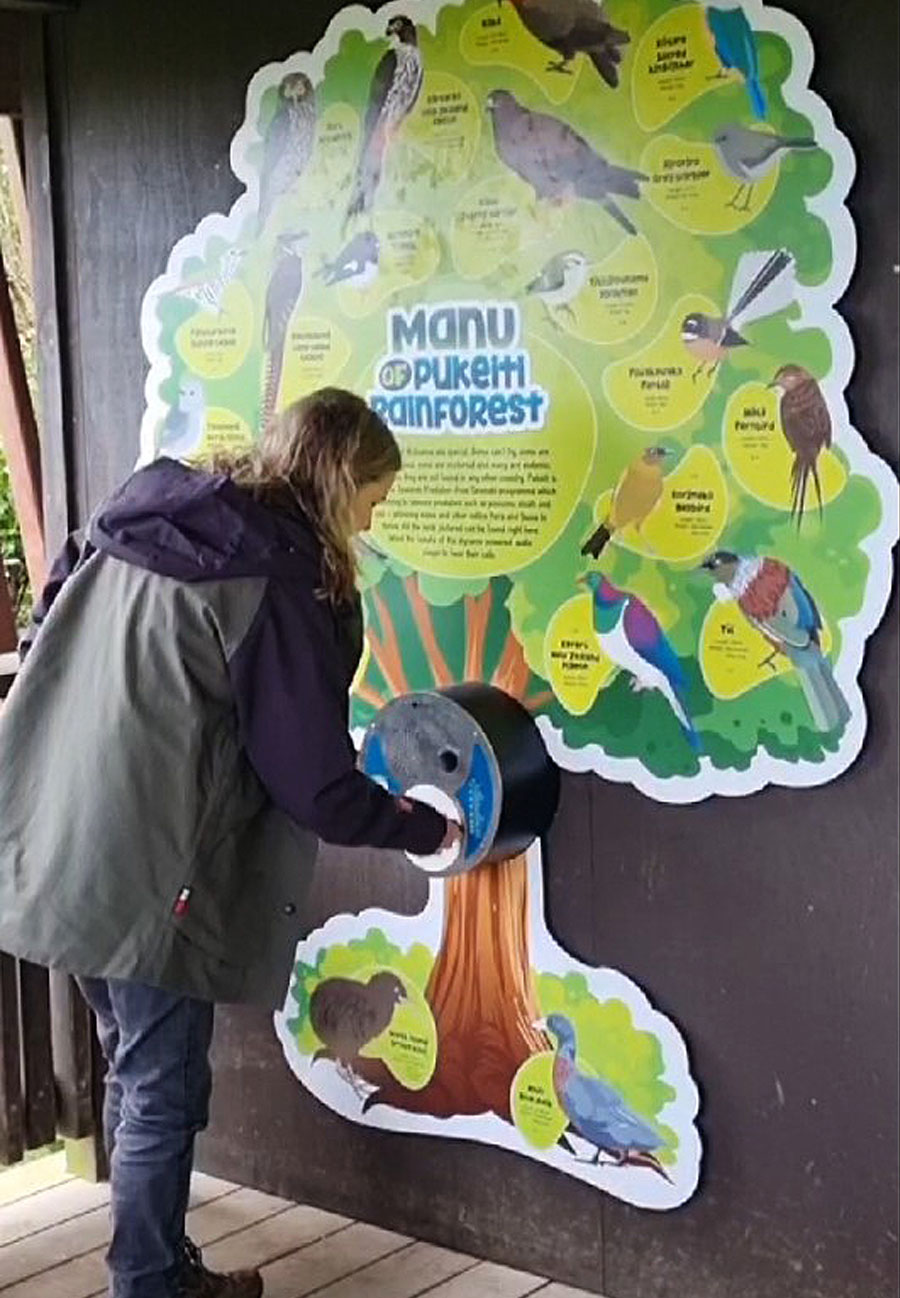 U-Turn in use at Pukeiti Rainforest