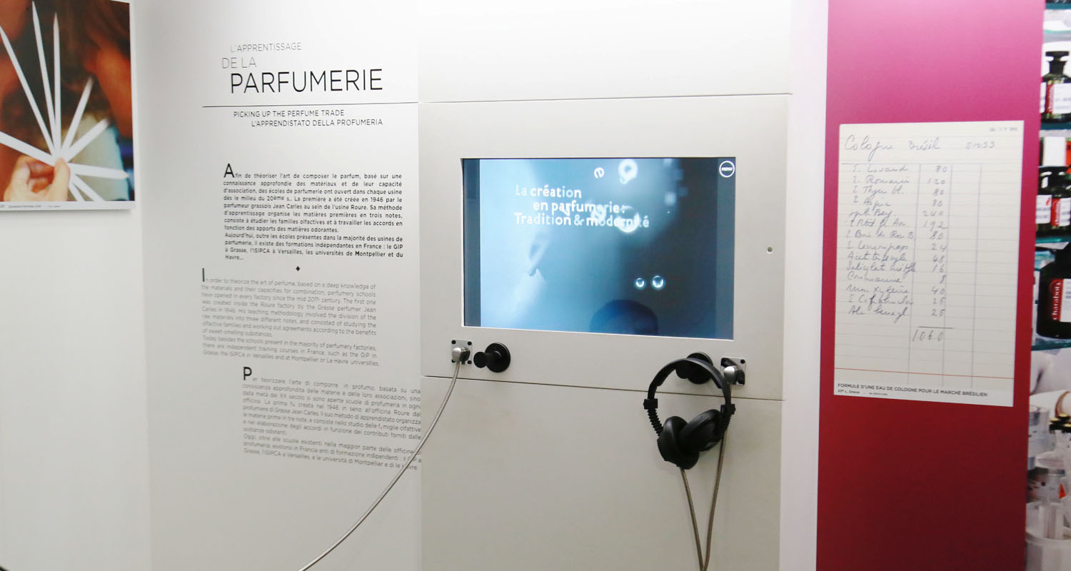 MKI Headphones in use at the International Perfumes Museum in Grasse