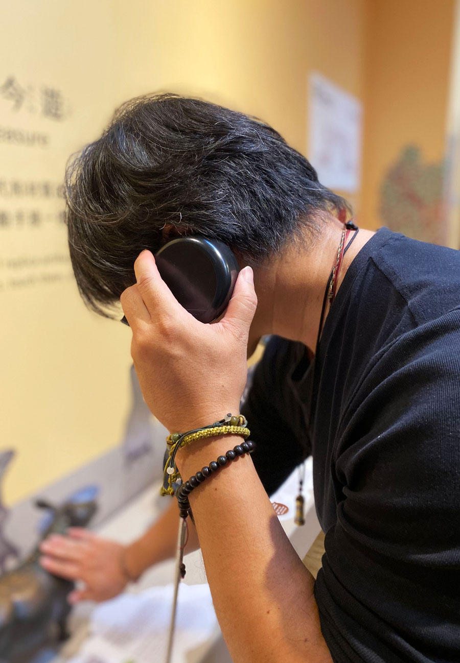 Heavy Duty Handset Recoiler in use at the National Palace Museum in Taiwan